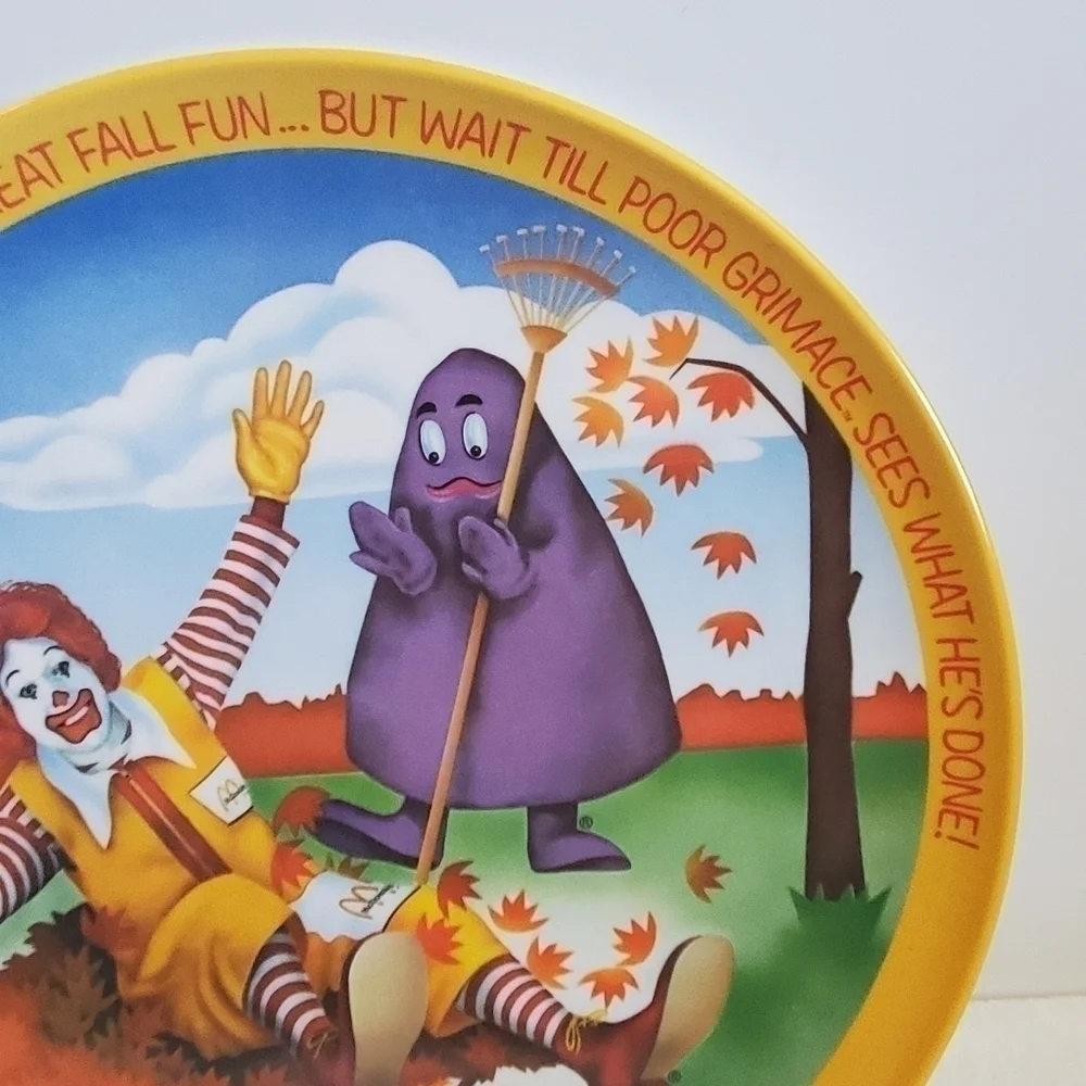 RONALD McDonald 1977 Vintage 4 Plate Set By Lexington 10